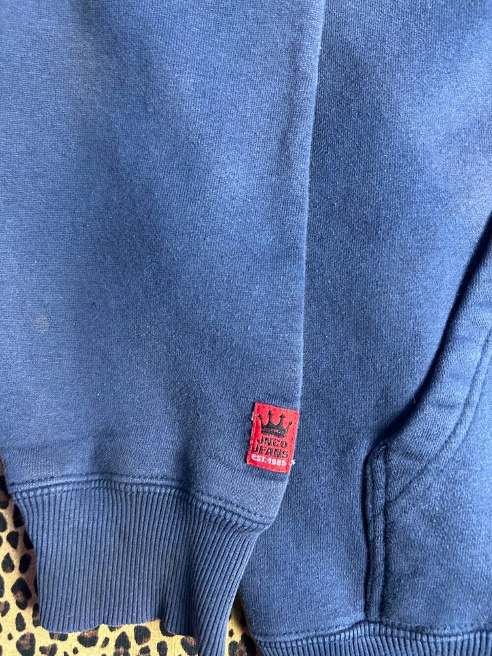 Y2K JNCO blue hoodie - Picture 5 of 5